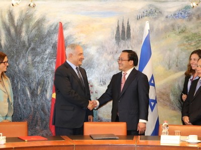 Hiệp định Thương mại tự do Việt Nam-Israel được khởi động đàm phán vào cuối năm 2015