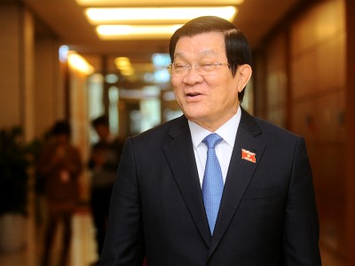 Chủ tịch nước Trương Tấn Sang. Ảnh: Giang Huy.