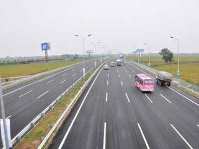 Đường cao tốc Cầu Giẽ - Ninh Bình. Ảnh: Minh Lê