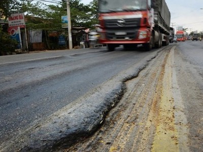 Chậm sửa đường, trạm thu BOT Sông Phan Bình Thuận bị ngừng thu phí