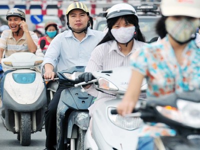 Việc thu phí sử dụng đường bộ với mô tô trước đó đạt hiệu quả thấp. Ảnh minh hoạ. Nguồn: Internet