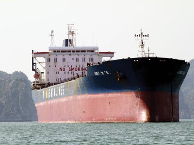 Đội tàu lash Sông Gianh thuộc tài sản của Vinashin được chuyển về Vinalines theo Đề án tái cơ cấu Vinashin hồi năm 2010 (ảnh minh họa)