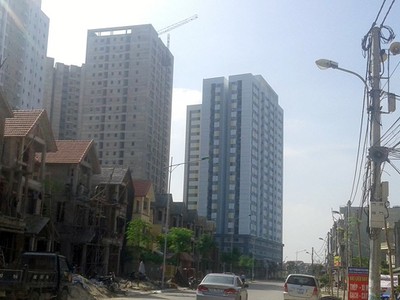 Dự án nhà ở xã hội Rice City nằm phía Tây Nam Linh Đàm
