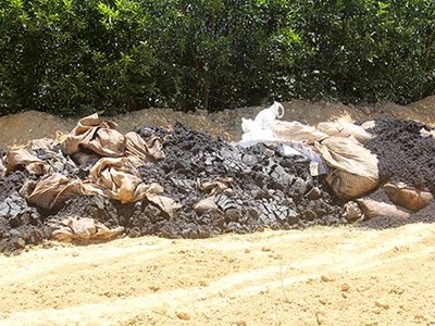 100 tấn chất thải của Formosa được nhà chức trách phát hiện ngày 11/7.