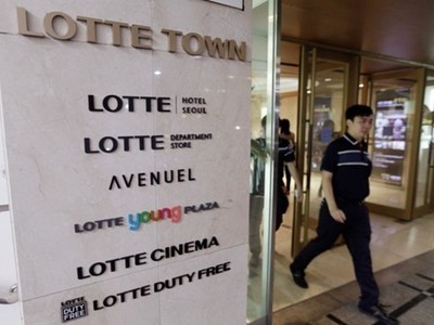 Lotte là một trong những công ty nổi tiếng nhất Hàn Quốc. Ảnh: AP