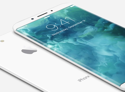 Ý tưởng iPhone 8 vỏ gốm, màn hình tràn cạnh