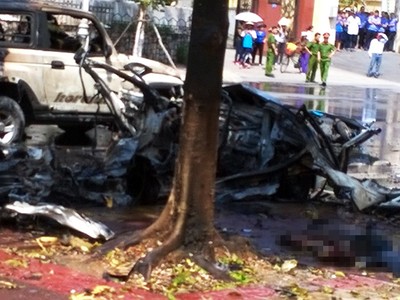  Kết quả điều tra ban đầu về vụ nổ ô tô tại Cẩm Phả