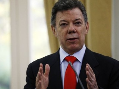 Tổng thống Colombia Juan Manuel Santos. Ảnh: Reuters.