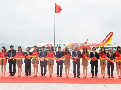 Vietjet cùng lúc khai trương 2 đường bay Hà Nội - Huế và Hà Nội - Đài Bắc