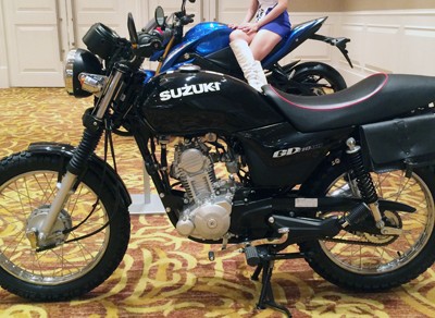 Chiếc Suzuki GD110 độ với phụ kiện của Thái Lan. 