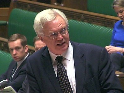 Bộ trưởng phụ trách Brexit, ông David Davis. (Nguồn: BBC)
