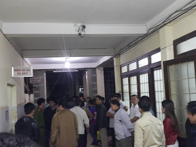 Khu vực cấp cứu bệnh nhân tại viện. Ảnh CAND 