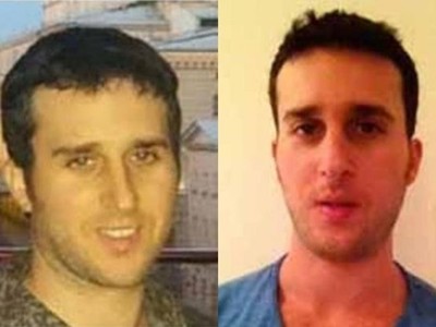 Hai bức ảnh chụp Joshua Samuel Aaron, người bị bắt hôm 14/12 tại sân bay JFK, Mỹ. Ảnh: Softpedia