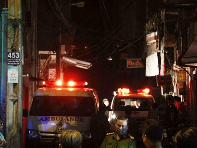 Nhiều người được cho đã tử vong trong đám cháy. Ảnh: Duy Trần