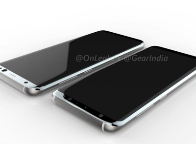 Ảnh dựng thiết kế mới của S8. Ảnh: OnLeaks.