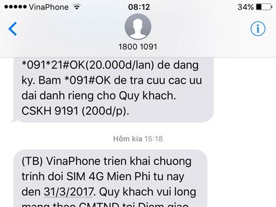 Cảnh báo tin nhắn lừa đảo trúng thưởng