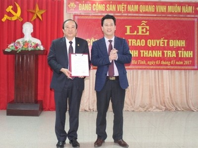 Điều động, bổ nhiệm nhân sự Hà Tĩnh, Khánh Hòa