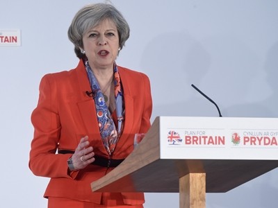 Thủ tướng Anh Theresa May. Ảnh:Reuters