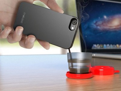Ốp lưng biến iPhone thành máy pha cafe