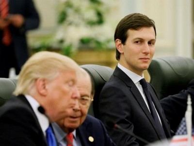 Cố vấn cấp cao Jared Kushner trong chuyến thăm Arab Saudi. Ảnh:Reuters.