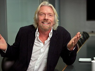Richard Branson từng mắc chứng khó đọc với thành tích yếu kém. Ảnh:Inc
