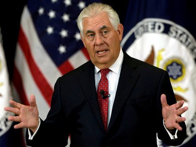 Vai trò của ông Rex Tillerson ngày càng mờ nhạt. Ảnh:Reuters.