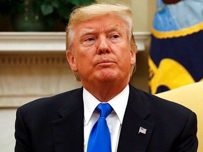 Tổng thống Mỹ Donald Trump. Ảnh:AP.