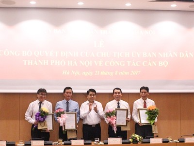 Nhân sự mới Hà Nội