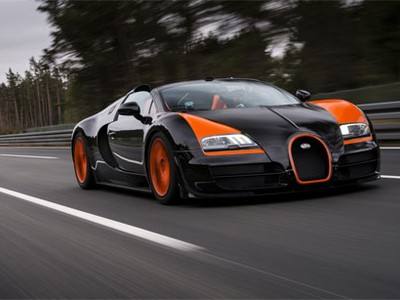 Veyron chỉ là chuẩn mực trên đường thẳng. Ảnh:Bugatti.