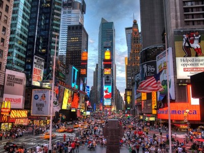 Quảng trường Thời đại ở thành phố New York, Mỹ. Ảnh:Wikipedia.