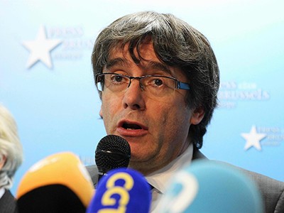 Cựu lãnh đạo vùng Catalonia Carles Puigdemont. Ảnh:Reuters.