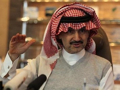 Hoàng tử Al-Waleed bin Talal năm 2013. Ảnh:Reuters.