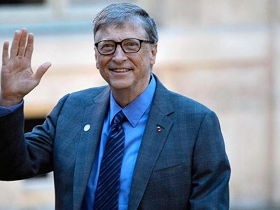 Bill Gates hiện có tài sản hơn 90 tỷ USD. Ảnh:AFP