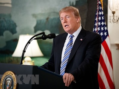 Tổng thống Mỹ Donald Trump. (Nguồn: THX/ TTXVN)