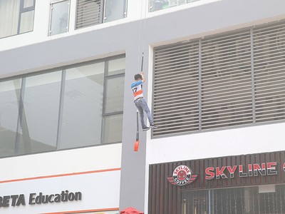 Diễn tập phòng cháy chữa cháy quy mô lớn tại Imperia Garden