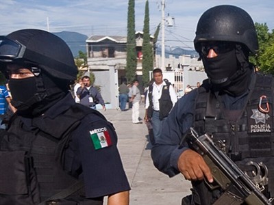 Cảnh sát liên bang Mexico. Ảnh:AFP.