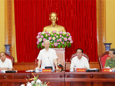 Tổng Bí thư chỉ đạo sắp xếp bộ máy, nhân sự công an