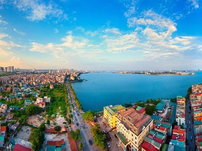 Một góc Hồ Tây bình yên