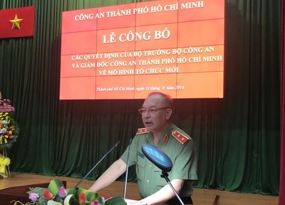 Công bố các quyết định nhân sự của Bộ Công an