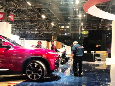 Hé lộ hình ảnh xe Vinfast tại Paris Motor Show 2018