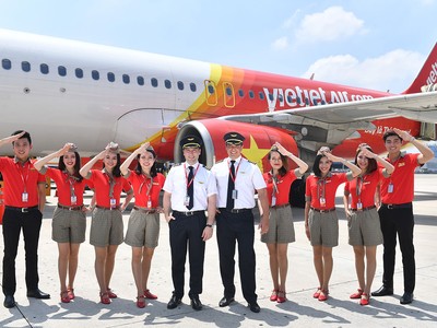Quý III/2018, doanh thu của Vietjet tăng trưởng 105%, tỷ trọng doanh thu quốc tế chiếm trên 50%