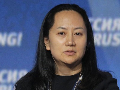 Giám đốc tài chính Mạnh Vãn Chu của tập đoàn Huawei. Ảnh:AFP.