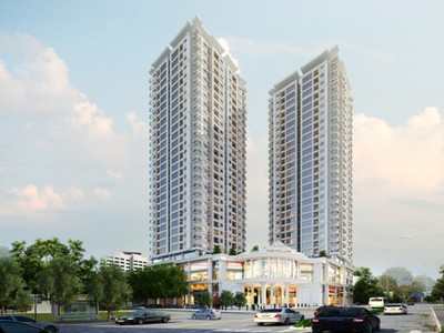 Tòa nhà CT4 dự án Iris Garden về đích ngoạn mục