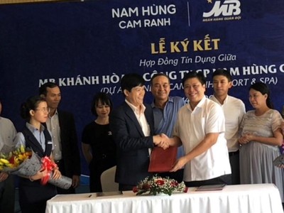 Thêm một dự án du lịch lớn tại Khánh Hòa được Ngân hàng Quân đội cấp vốn