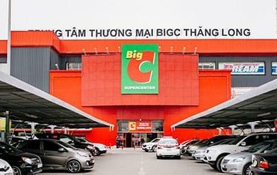 Bên ngoài trung tâm thương mại của Big C ở Hà Nội. Ảnh:Big C