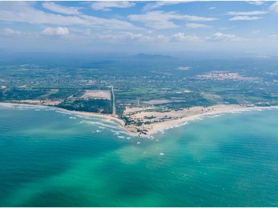 Mũi Hòn Lan - địa điểm theo quy hoạch sẽ trở thành một trong hai bến du thuyền tiêu chuẩn quốc tế tại khu vực Kê Gà