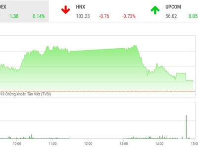 Phiên chiều 27/11: Cổ phiếu nhỏ nổi sóng, VN-Index thoát hiểm