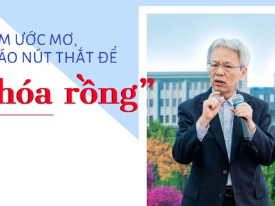 TS. Nguyễn Sĩ Dũng: Dám ước mơ, tháo nút thắt để "hóa rồng"