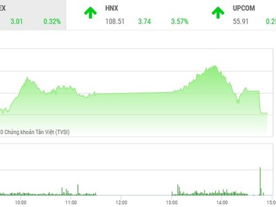 Phiên chiều 12/2: Nhiều cổ phiếu nổi sóng, VN-Index hãm đà tăng