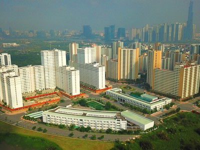 Chung cư tái định cư Bình Khánh (Thủ Thiêm, quận 2) có vị trí đắt địa, nhưng lại có 5.334 căn hộ không người ở - Ảnh: Lê Toàn